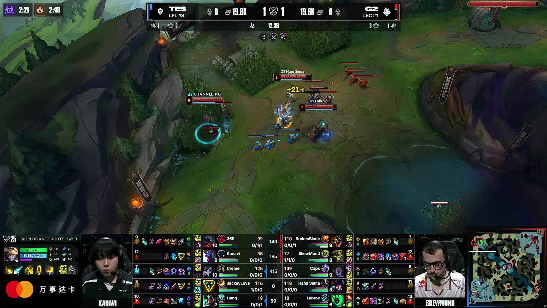 评论员预测今天的Bo5结果：王多多认为 Weibo Gaming 将以3：2获胜，顾顾认为3：1获胜